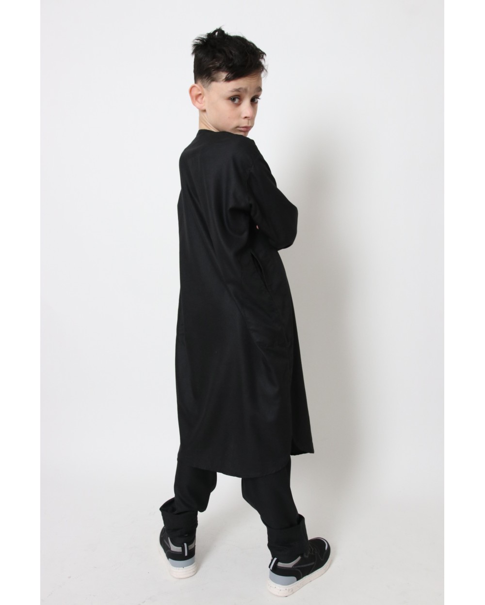 Ensemble qamis pakistanais coton AFAQ LS enfant