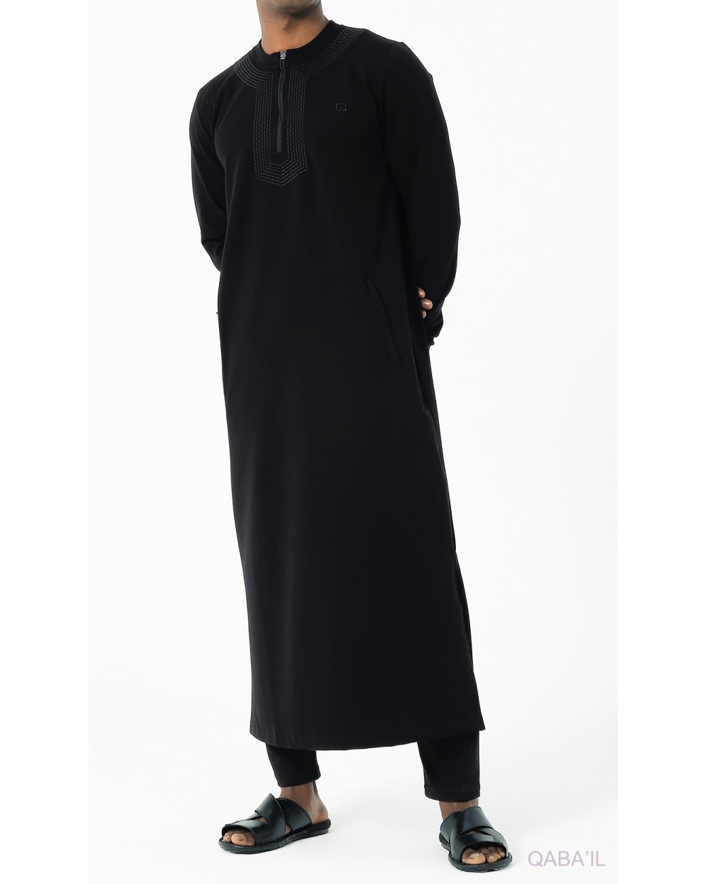 Qamis long sportwear Amwaj QABAIL