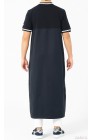 Qamis long Navy QABAIL