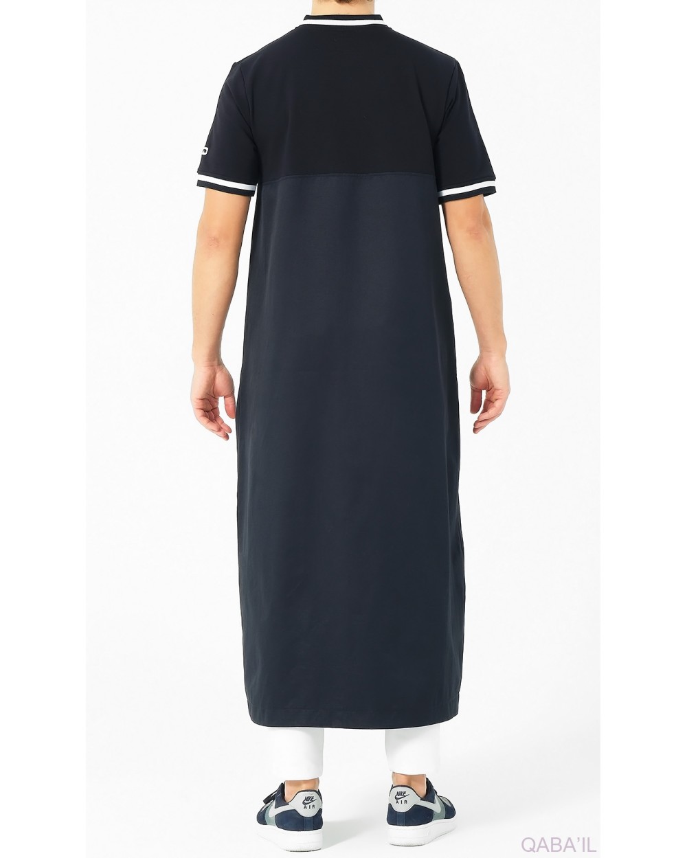 Qamis long Navy QABAIL