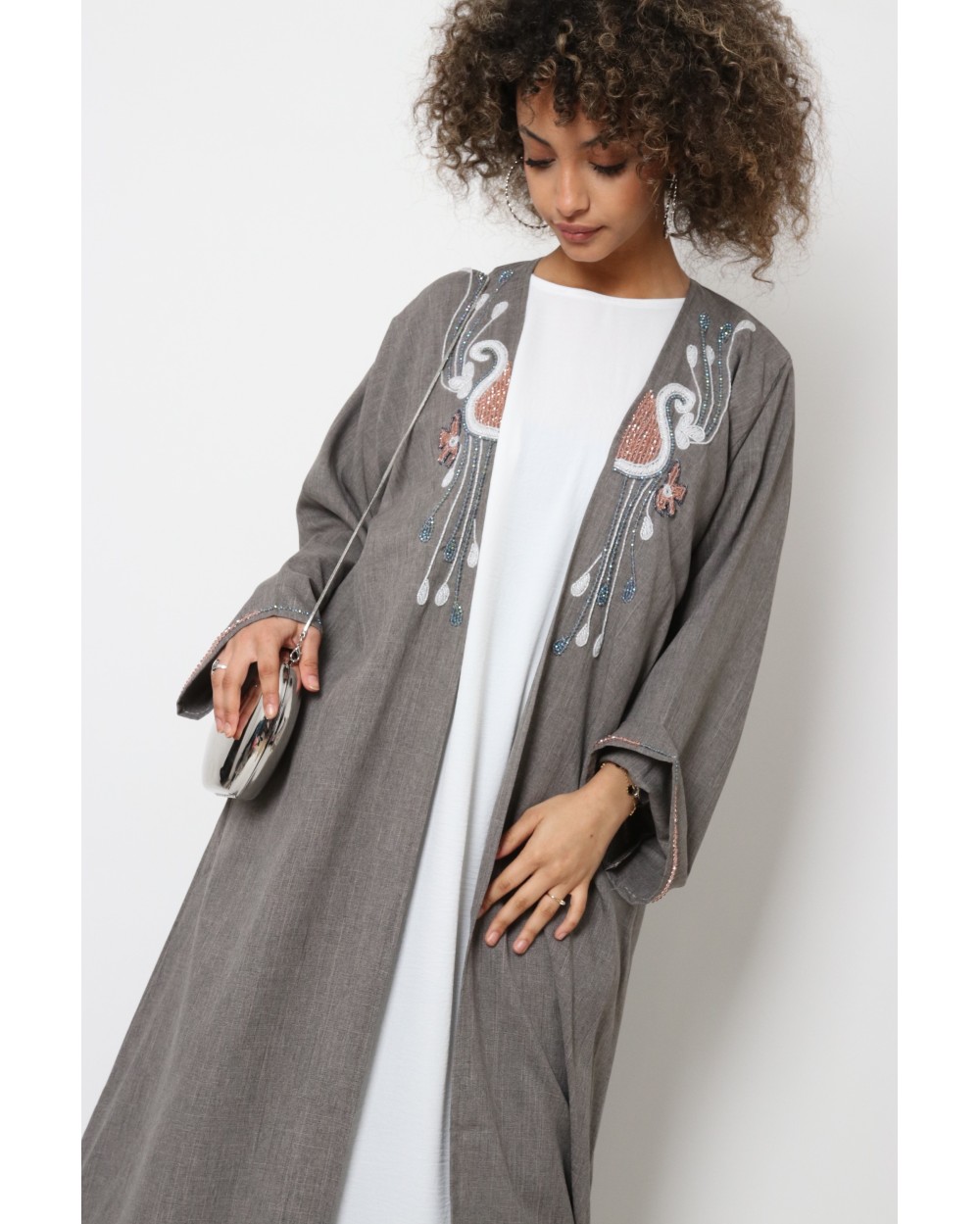 Ensemble kimono dubai Sandhra perlé