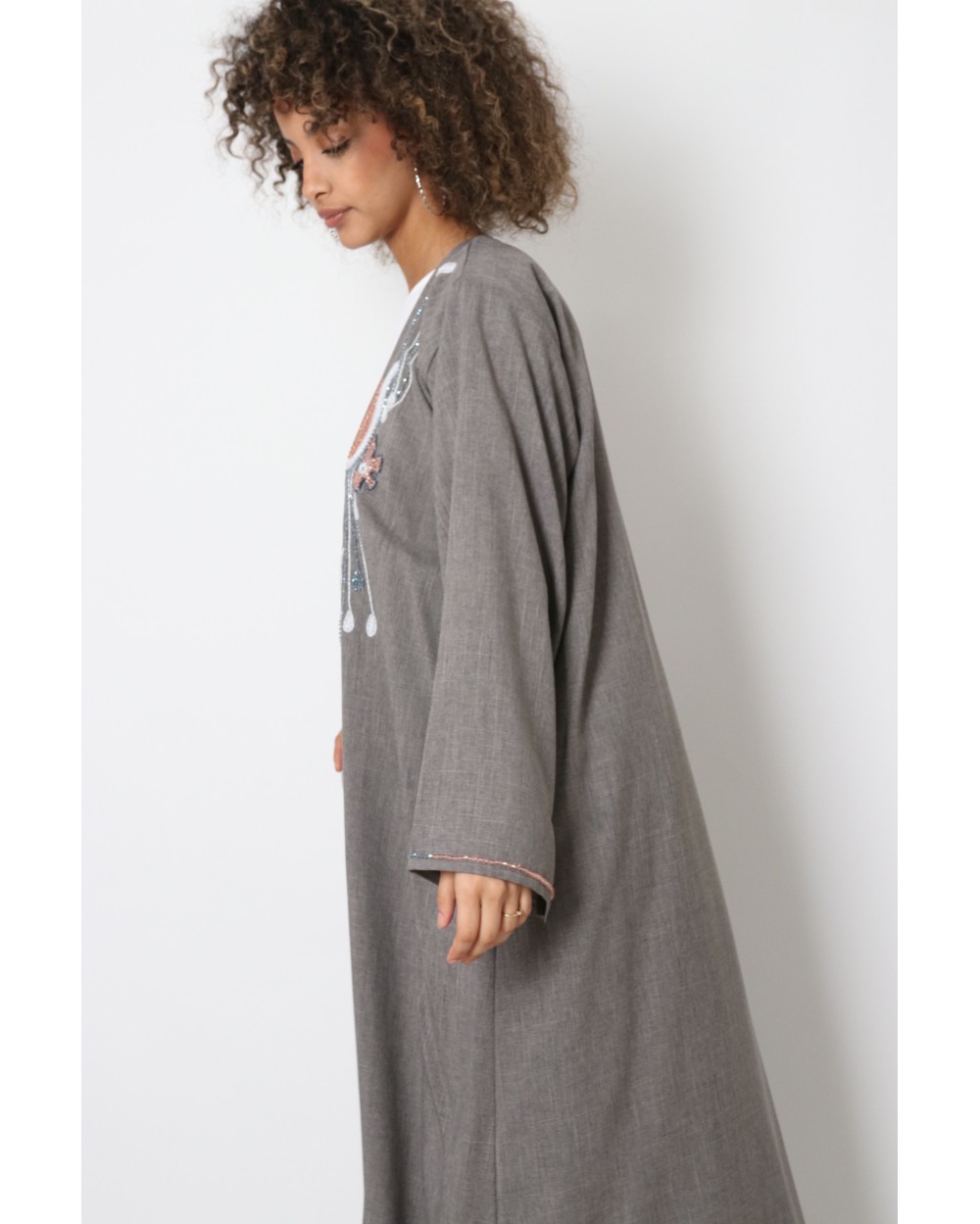 Ensemble kimono dubai Sandhra perlé