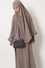 Ensemble khimar volants et abaya fille