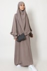 Ensemble khimar volants et abaya fille