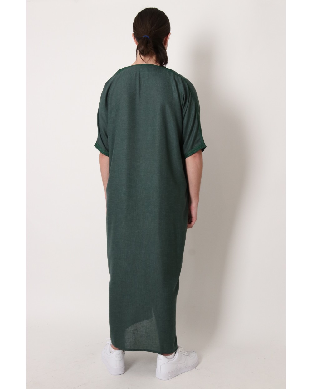 Gandoura man oriental embroidery light fabric