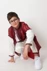 Jabador 3-piece boy burgundy embroidery