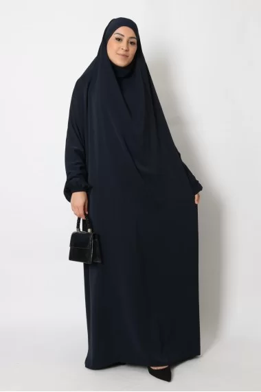 Jilbab une pièce soie de...