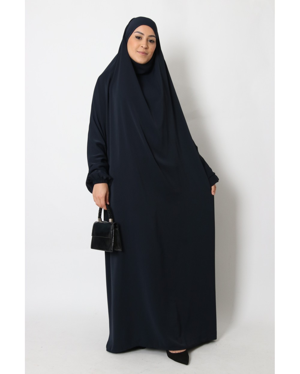 Jilbab une pièce soie de médine