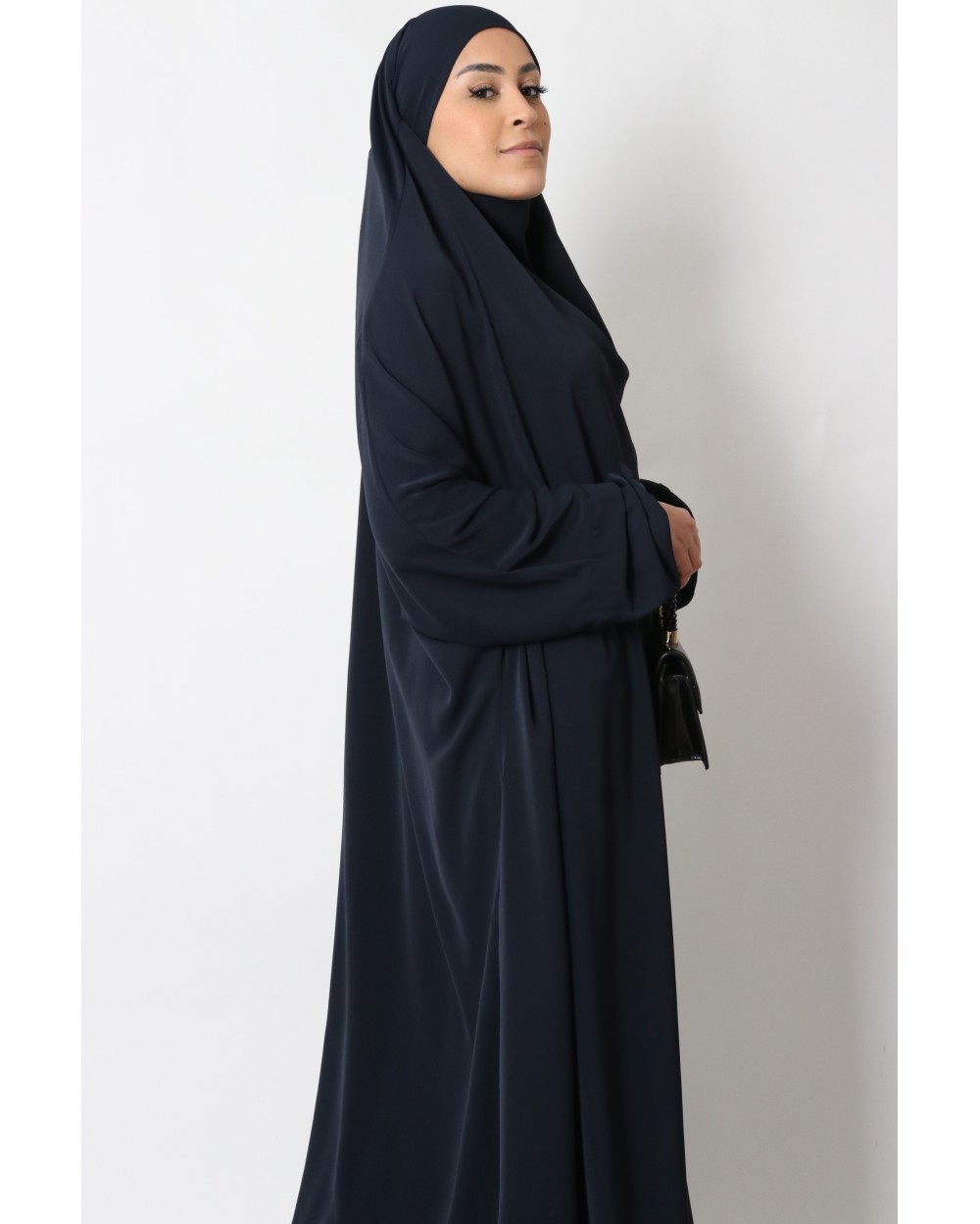 Jilbab une pièce soie de médine