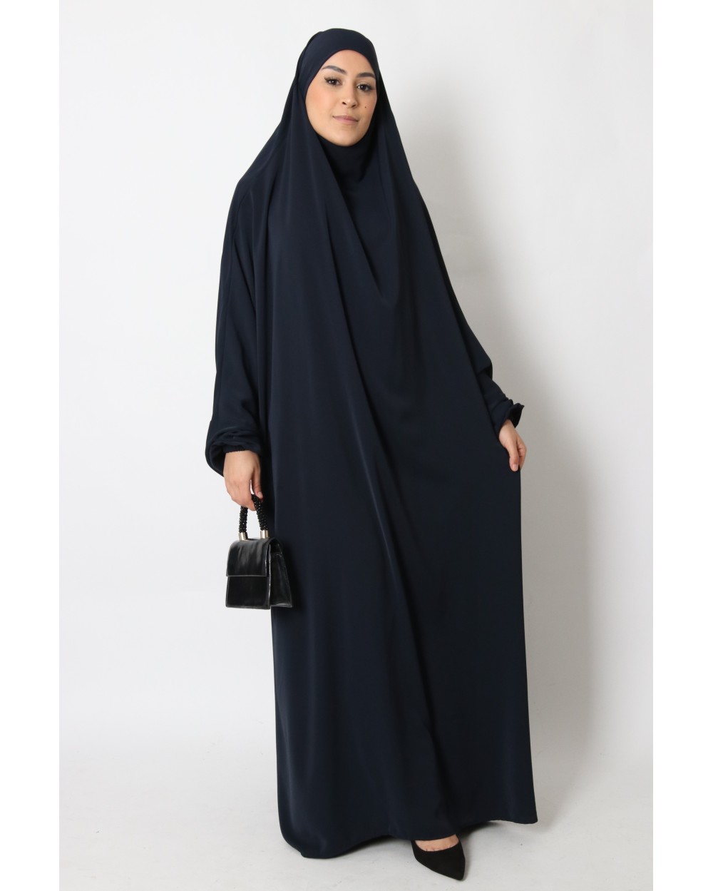 Jilbab une pièce soie de médine