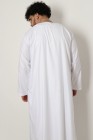 Qamis long coton broderie lineraire AFAQ LS