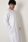 Qamis long coton broderie lineraire AFAQ LS