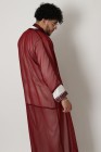 Jabador 3 piece mens burgundy embroidery