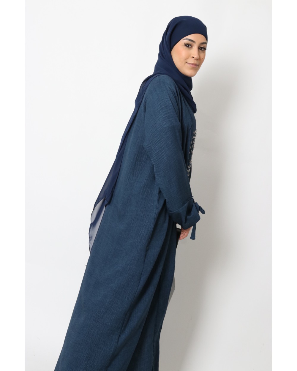 Ensemble abaya kimono dubai Lamya