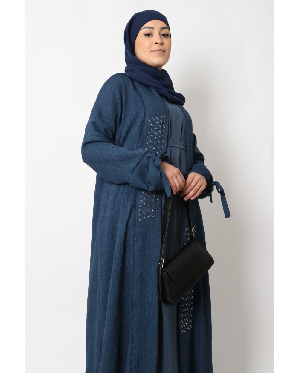 Ensemble abaya kimono dubai Lamya