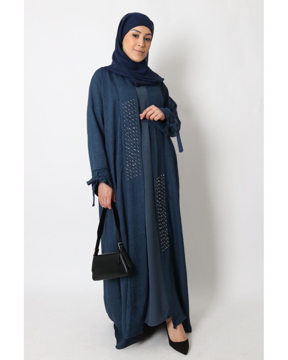 Ensemble abaya kimono dubai Lamya
