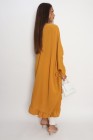 Long oversized chiffon tunic