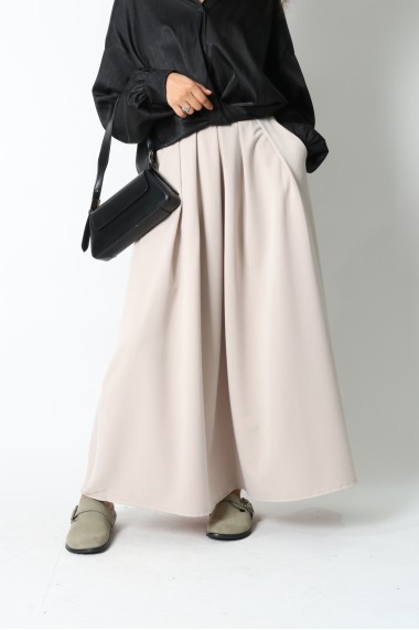 Jupe élégante plis évasée