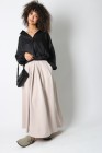 Elegant skirt with flared pleats
