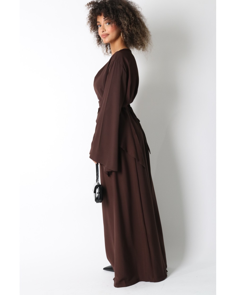 Long crossover dress