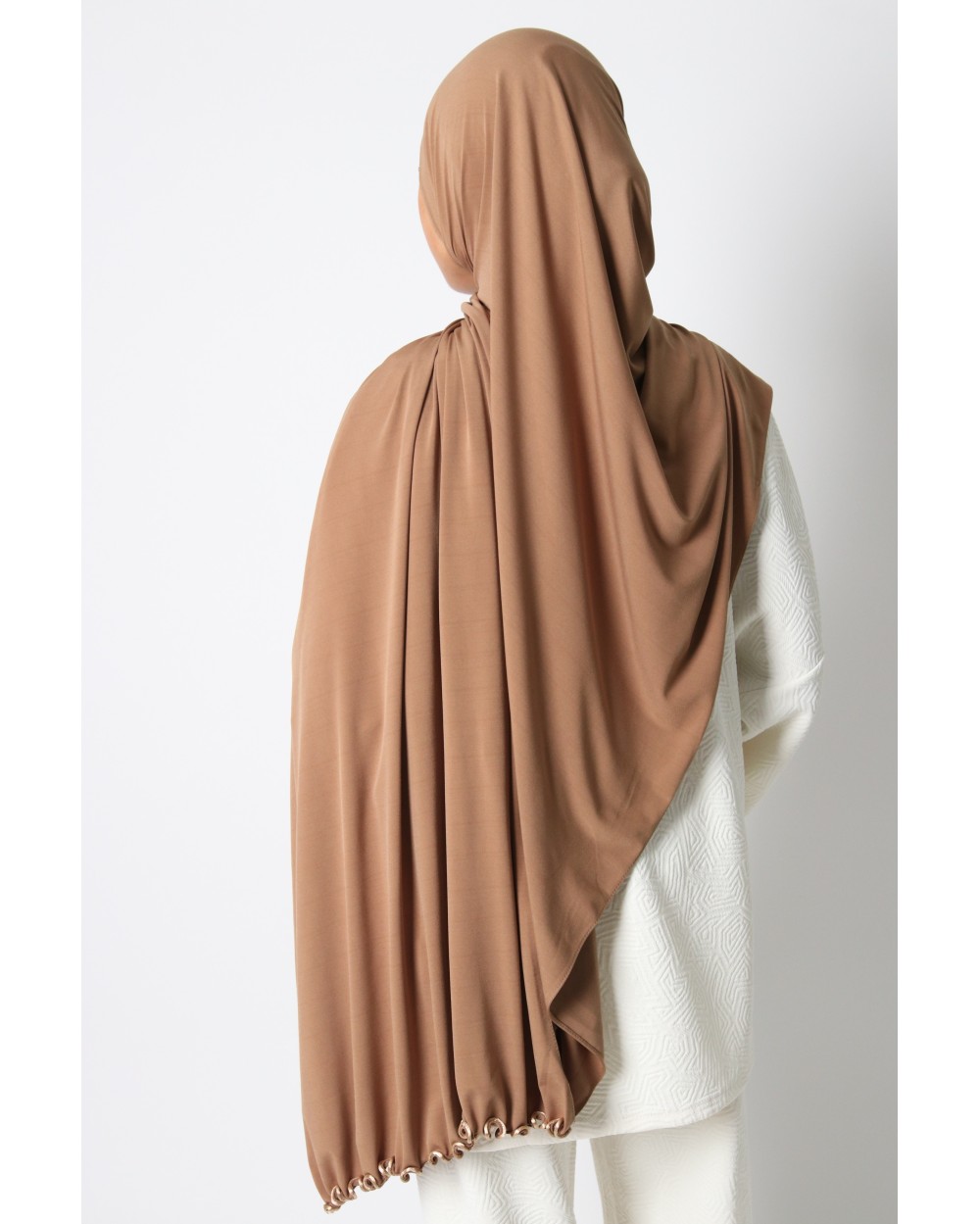 Hijab jersey luxe frisé ondulé SEDEF