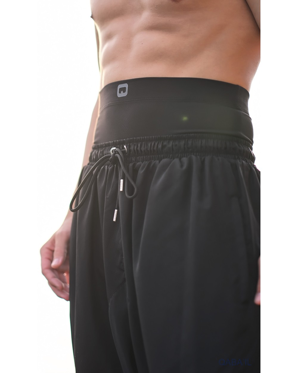 Sarouel de bain uni cargo S25 Qabail