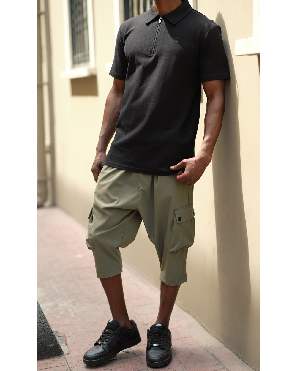 Polo zip Keten Qabail