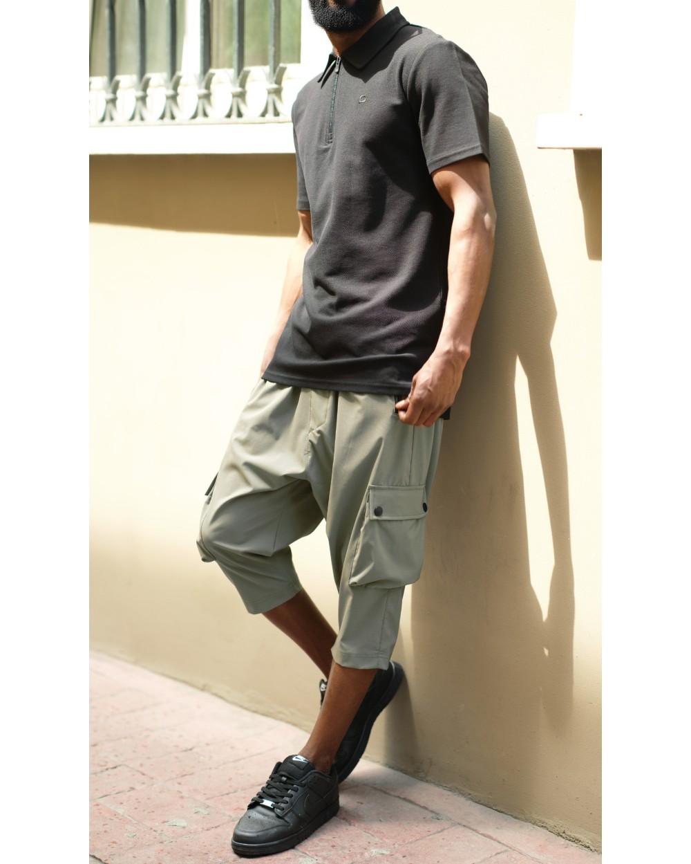 Polo zip Keten Qabail