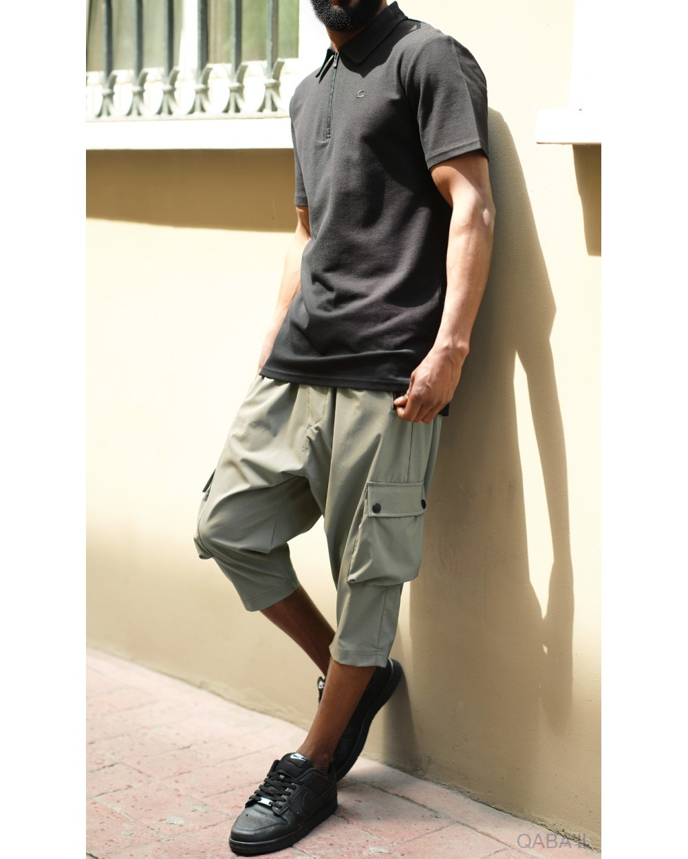 Polo zip Keten Qabail