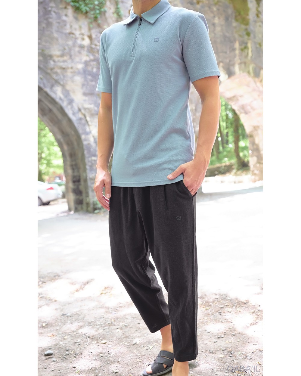 Sarouel classik lin coton Qabail S25