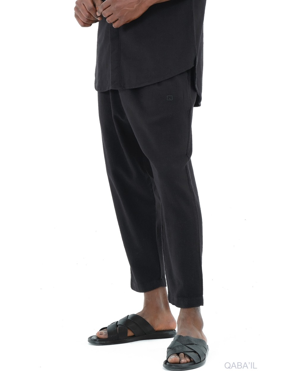 Qabail S25 classic linen cotton sarouel pants