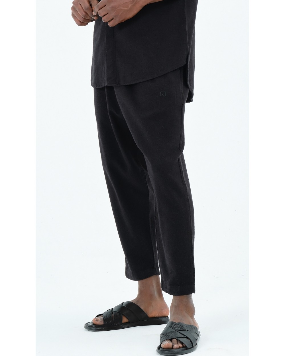 Qabail S25 classic linen cotton sarouel pants