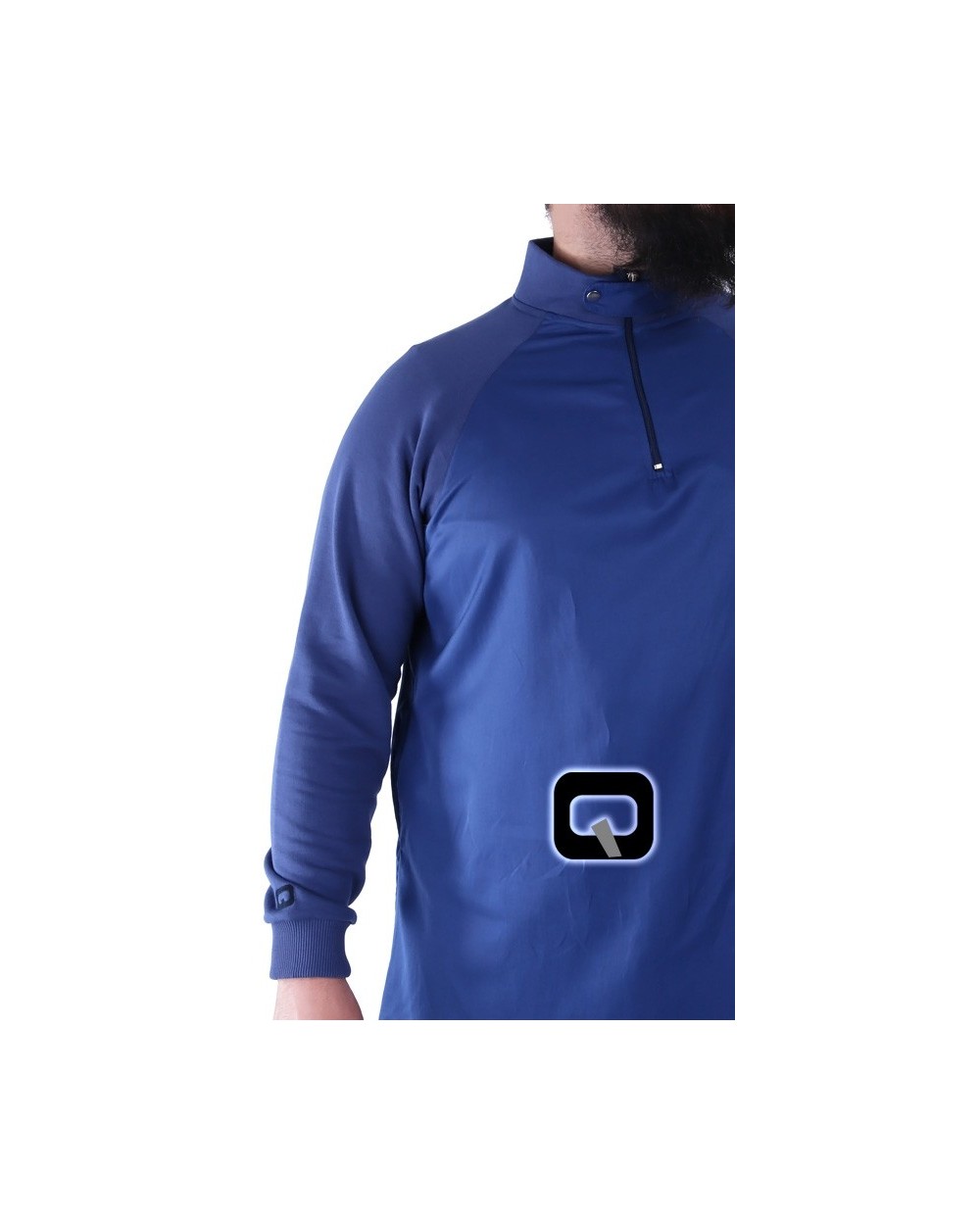 qamis short mandarin collar